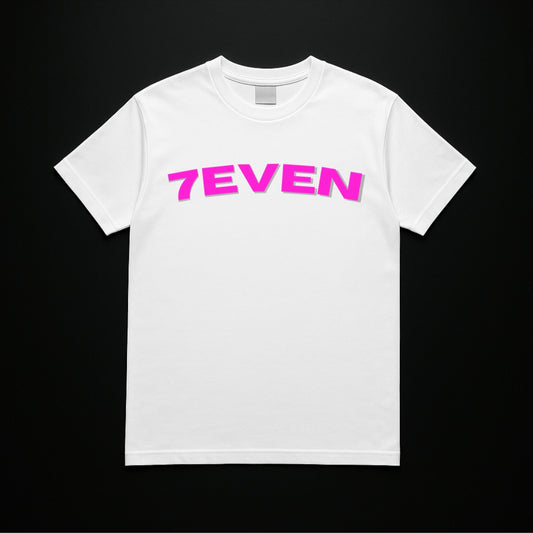 T-SHIRT 7EVEN LOGO ROSE